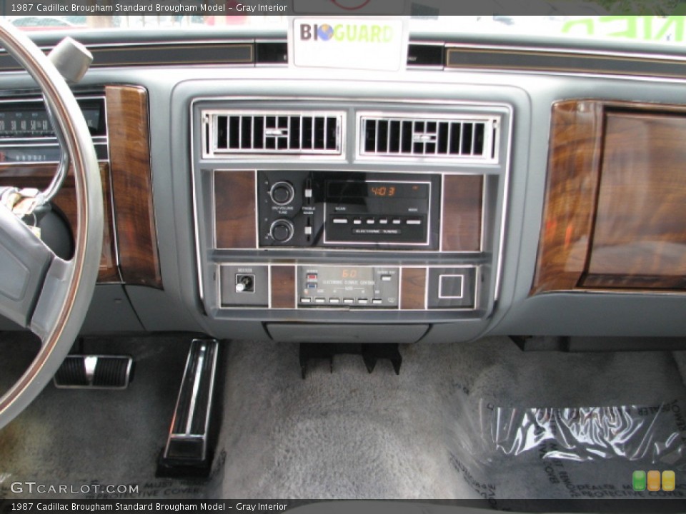 Gray Interior Audio System for the 1987 Cadillac Brougham  #53301657