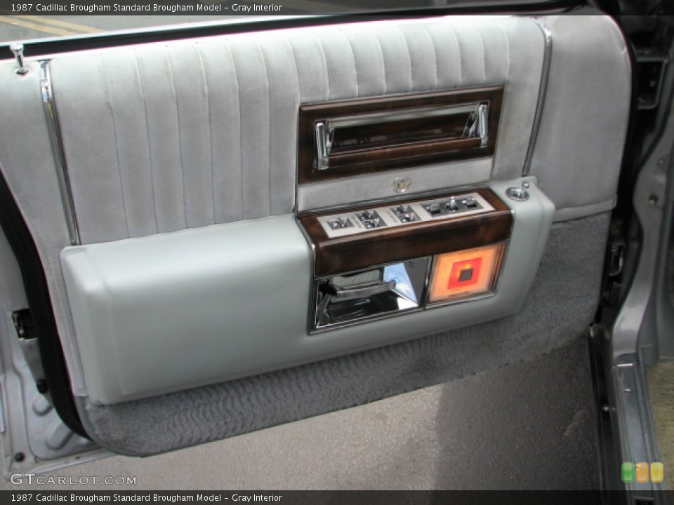 Gray Interior Door Panel for the 1987 Cadillac Brougham  #53301690