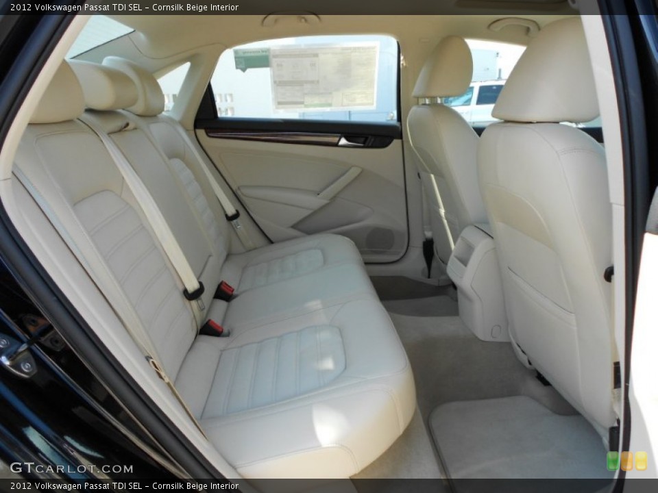 Cornsilk Beige Interior Photo for the 2012 Volkswagen Passat TDI SEL #53304366