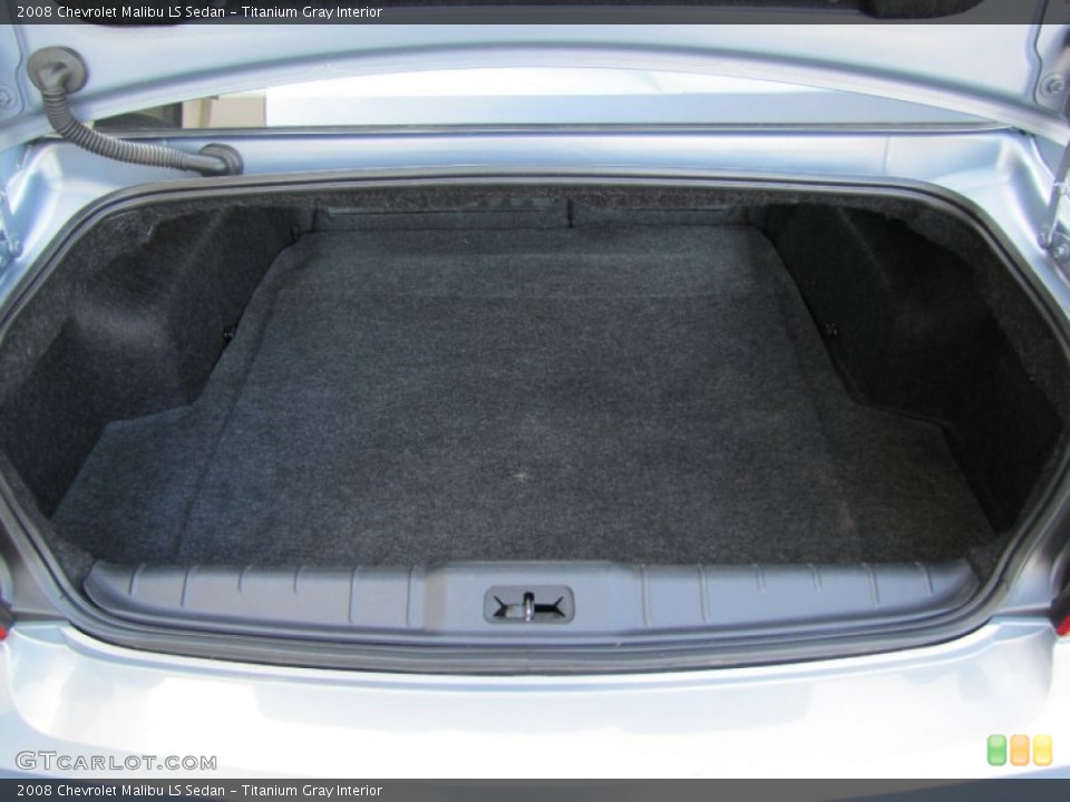 Titanium Gray Interior Trunk for the 2008 Chevrolet Malibu LS Sedan #53304393