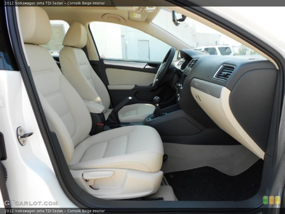 Cornsilk Beige Interior Photo for the 2012 Volkswagen Jetta TDI Sedan #53304711