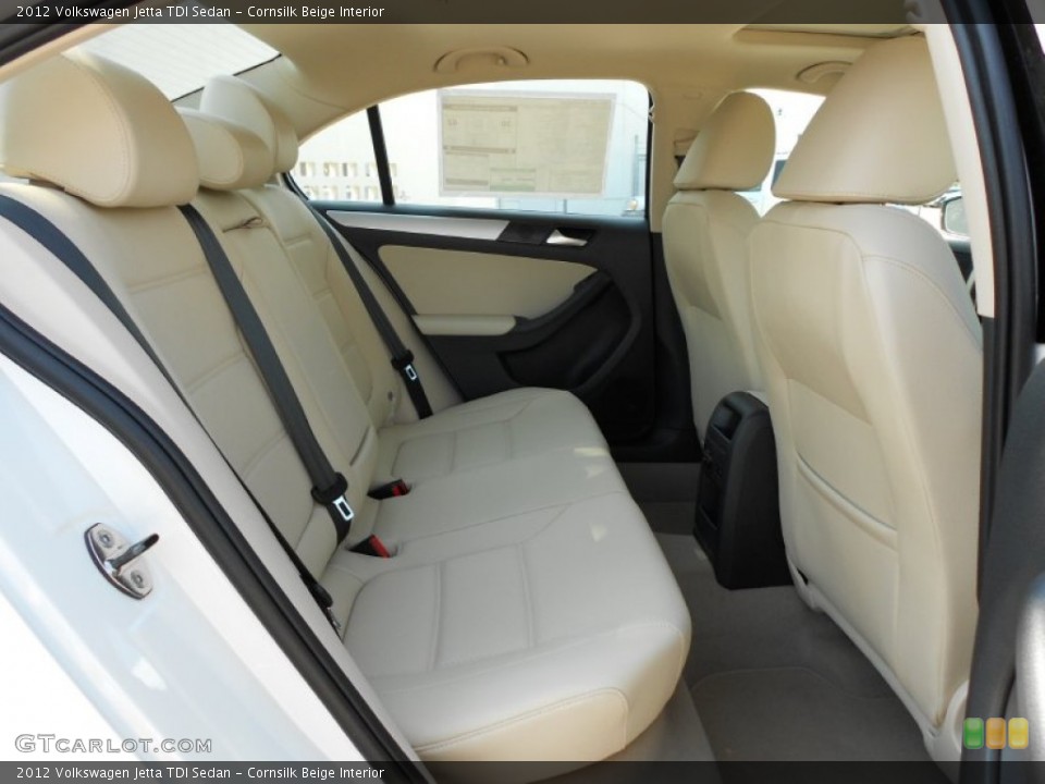 Cornsilk Beige Interior Photo for the 2012 Volkswagen Jetta TDI Sedan #53304726