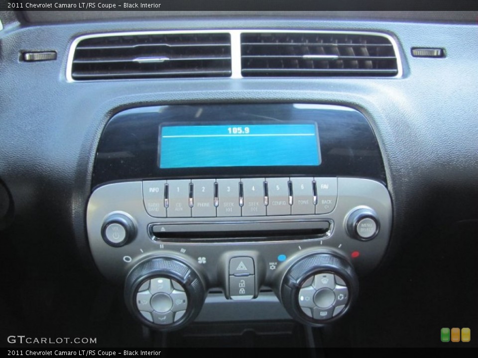 Black Interior Audio System for the 2011 Chevrolet Camaro LT/RS Coupe #53305101