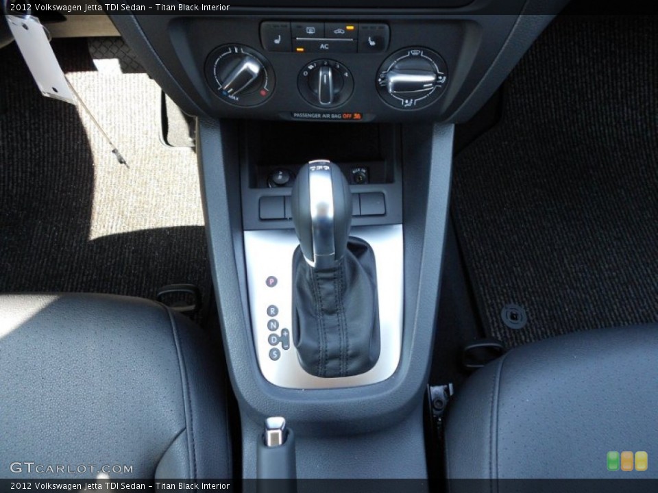 Titan Black Interior Transmission for the 2012 Volkswagen Jetta TDI Sedan #53305143