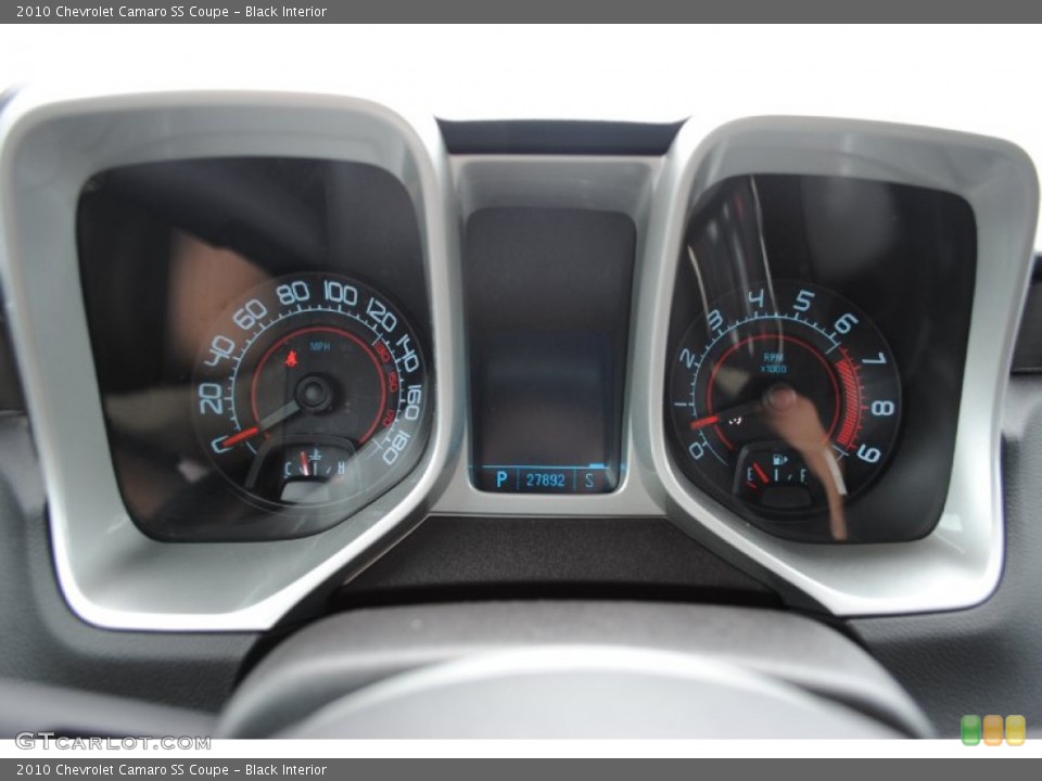 Black Interior Gauges for the 2010 Chevrolet Camaro SS Coupe #53307150