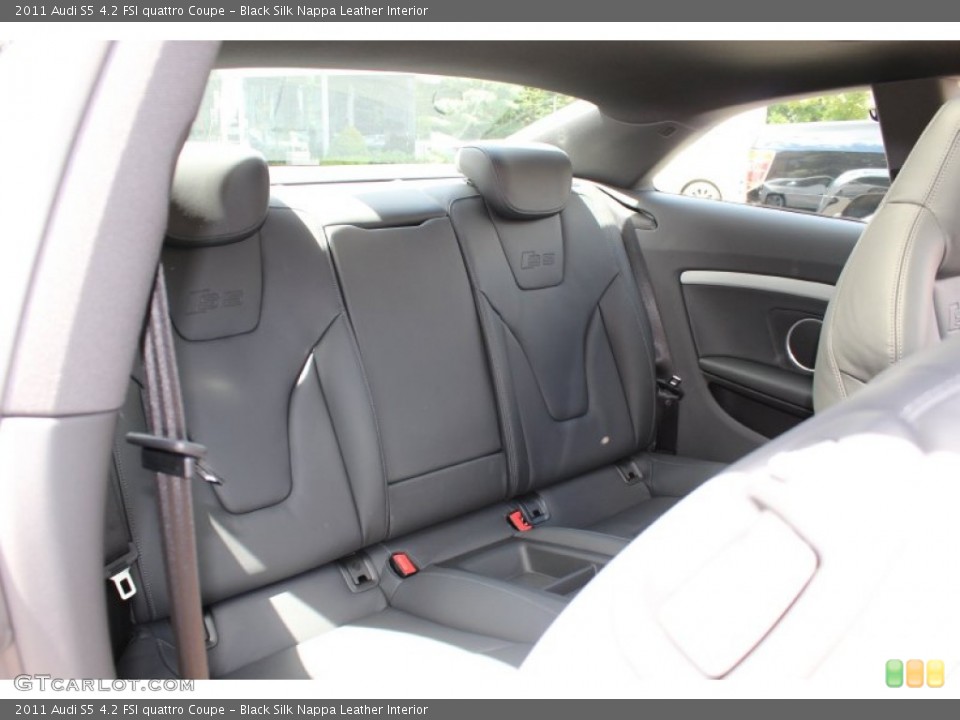 Black Silk Nappa Leather Interior Photo for the 2011 Audi S5 4.2 FSI quattro Coupe #53307810
