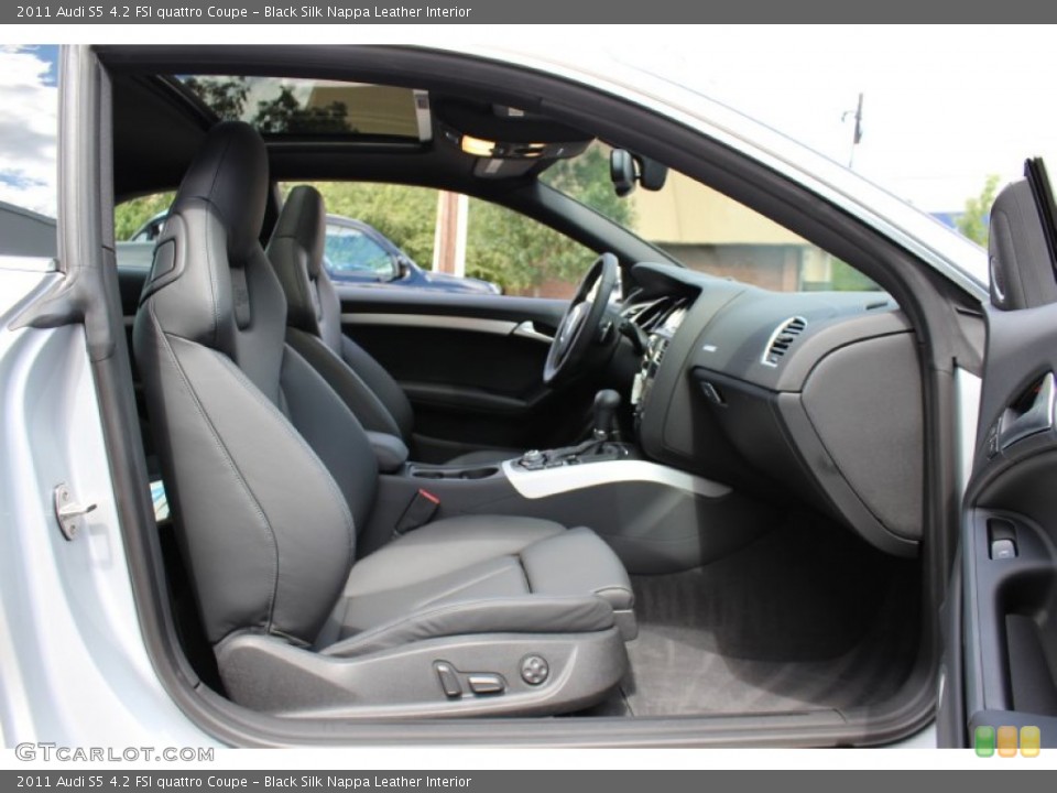 Black Silk Nappa Leather Interior Photo for the 2011 Audi S5 4.2 FSI quattro Coupe #53307837