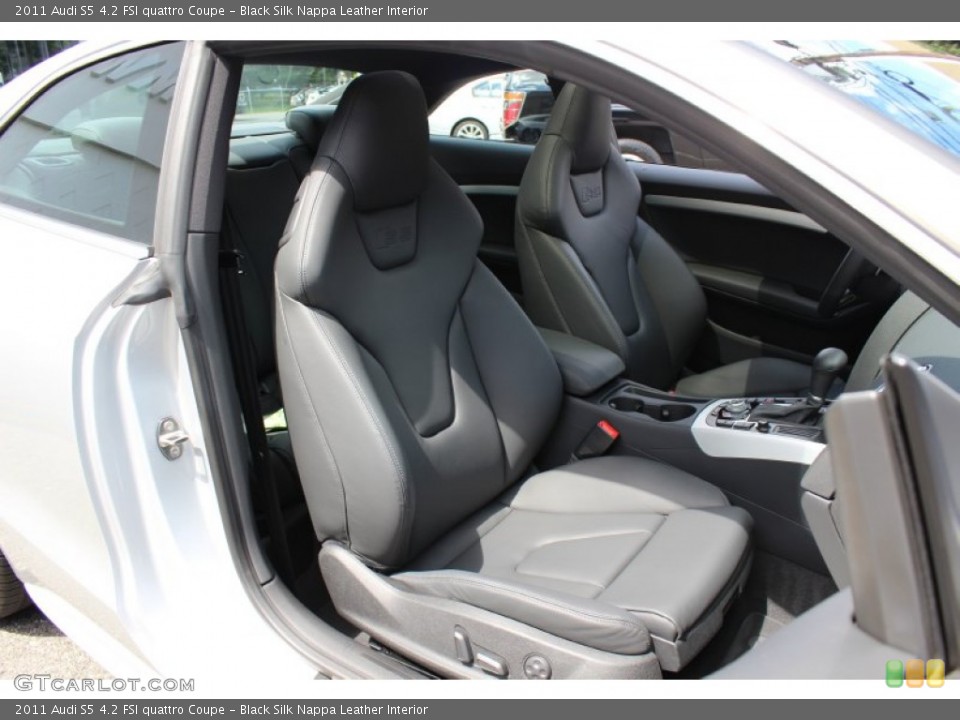 Black Silk Nappa Leather Interior Photo for the 2011 Audi S5 4.2 FSI quattro Coupe #53307852