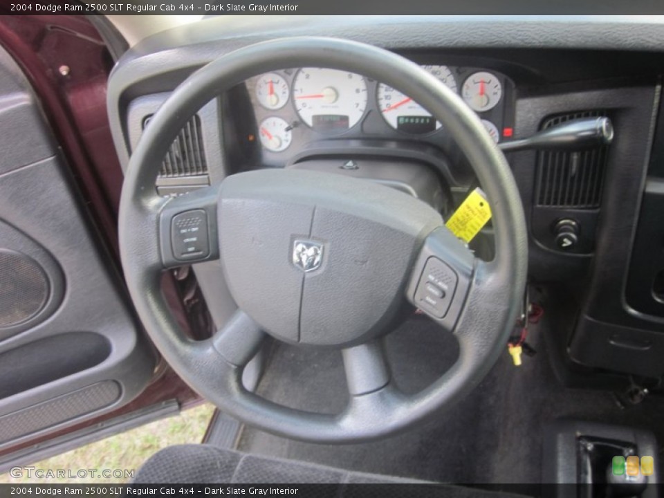 Dark Slate Gray Interior Steering Wheel for the 2004 Dodge Ram 2500 SLT Regular Cab 4x4 #53308032