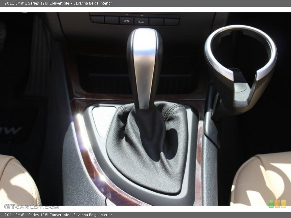 Savanna Beige Interior Transmission for the 2011 BMW 1 Series 128i Convertible #53308203