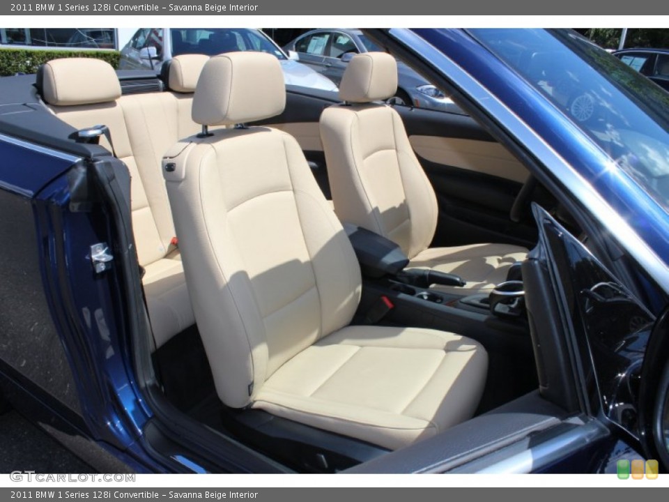 Savanna Beige Interior Photo for the 2011 BMW 1 Series 128i Convertible #53308311