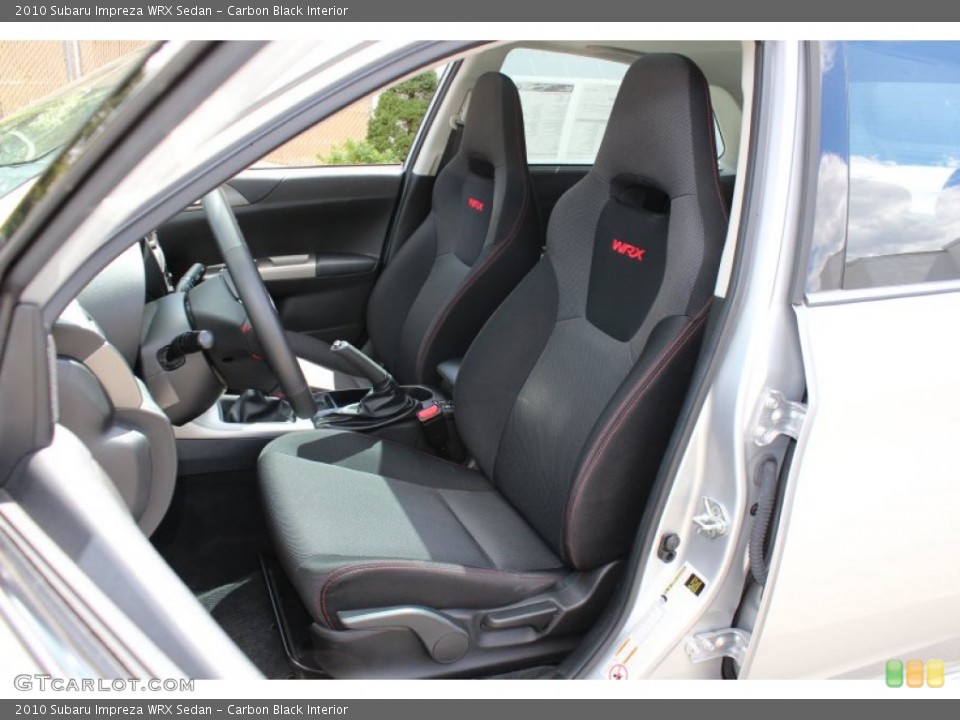 Carbon Black Interior Photo for the 2010 Subaru Impreza WRX Sedan #53310798