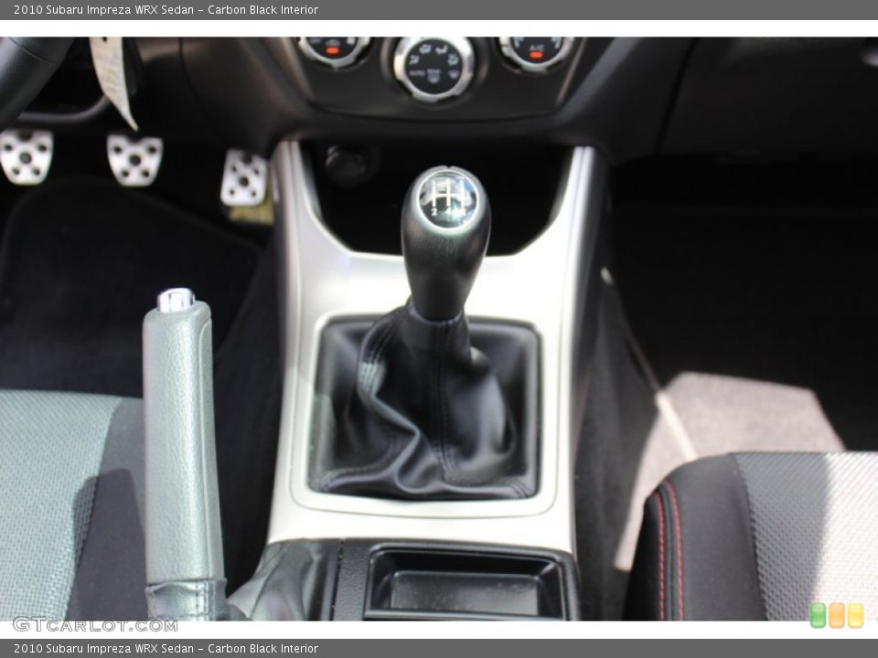 Carbon Black Interior Transmission for the 2010 Subaru Impreza WRX Sedan #53310906