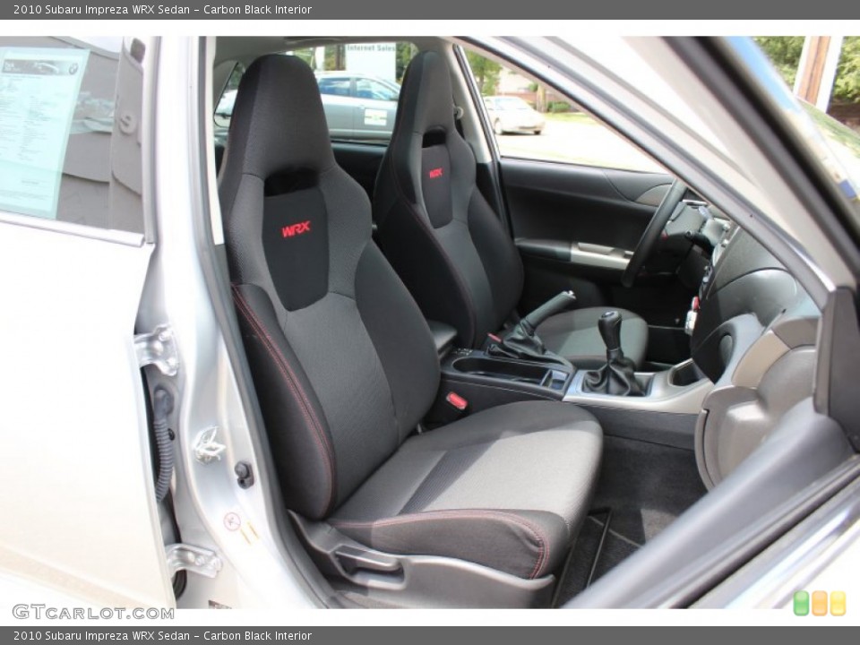 Carbon Black Interior Photo for the 2010 Subaru Impreza WRX Sedan #53311020