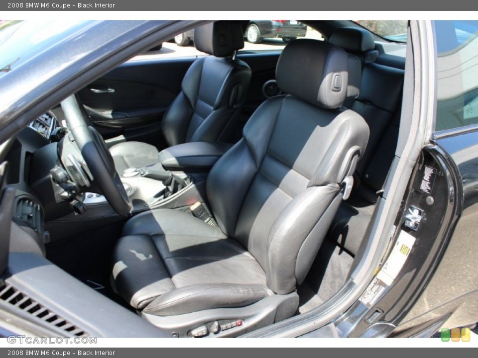 Black Interior Photo for the 2008 BMW M6 Coupe #53311242