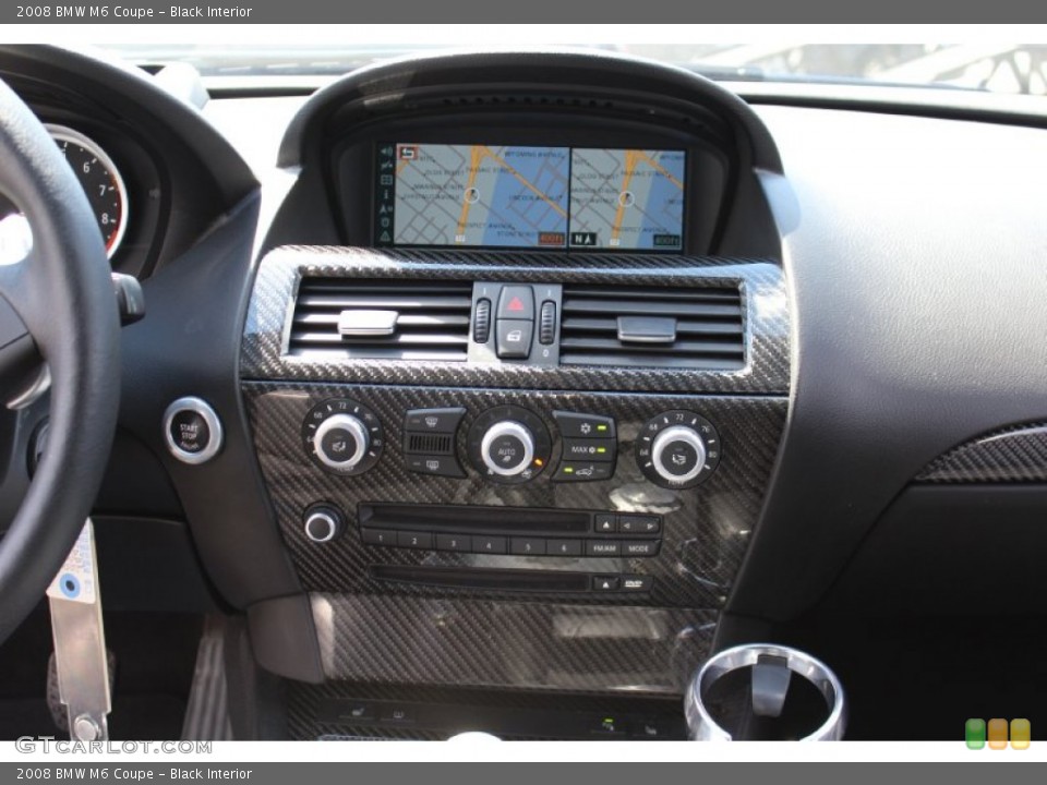 Black Interior Navigation for the 2008 BMW M6 Coupe #53311323