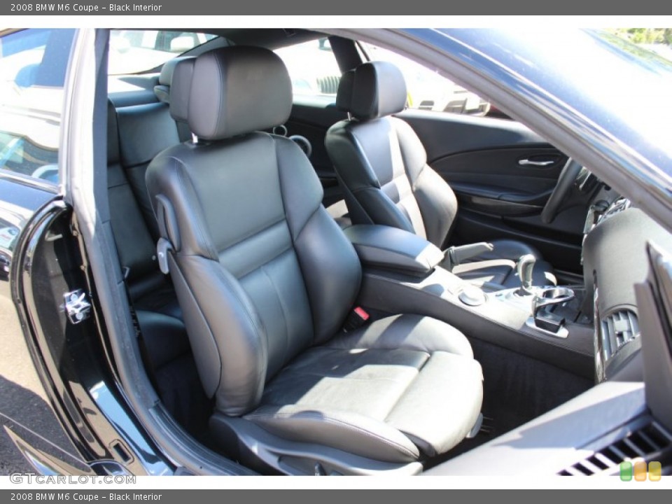 Black Interior Photo for the 2008 BMW M6 Coupe #53311410
