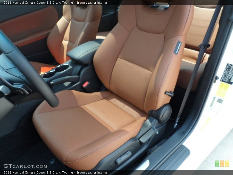 Brown Leather Interior Photo for the 2012 Hyundai Genesis Coupe 3.8 Grand Touring #53314239