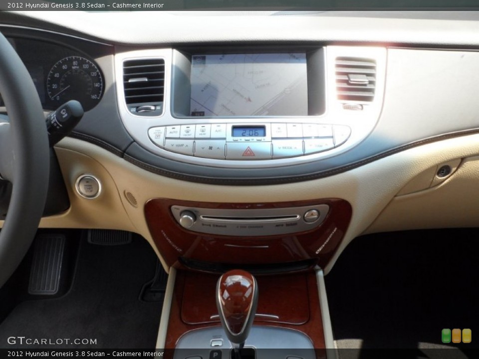 Cashmere Interior Controls for the 2012 Hyundai Genesis 3.8 Sedan #53315367