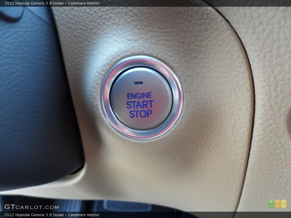 Cashmere Interior Controls for the 2012 Hyundai Genesis 3.8 Sedan #53315466