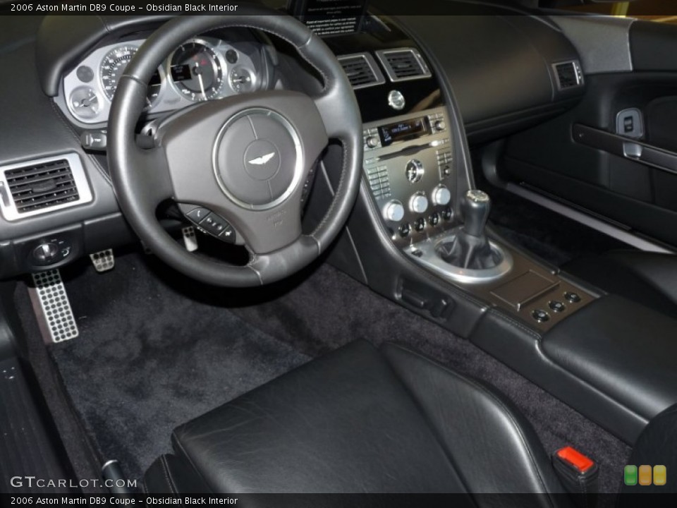 Obsidian Black 2006 Aston Martin DB9 Interiors