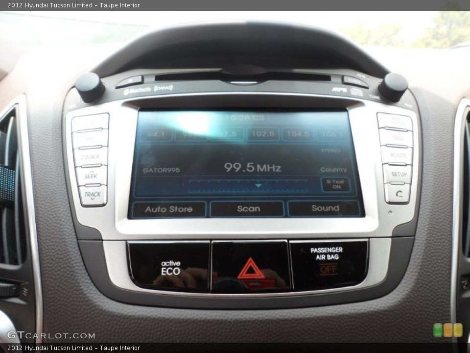 Taupe Interior Controls for the 2012 Hyundai Tucson Limited #53316666