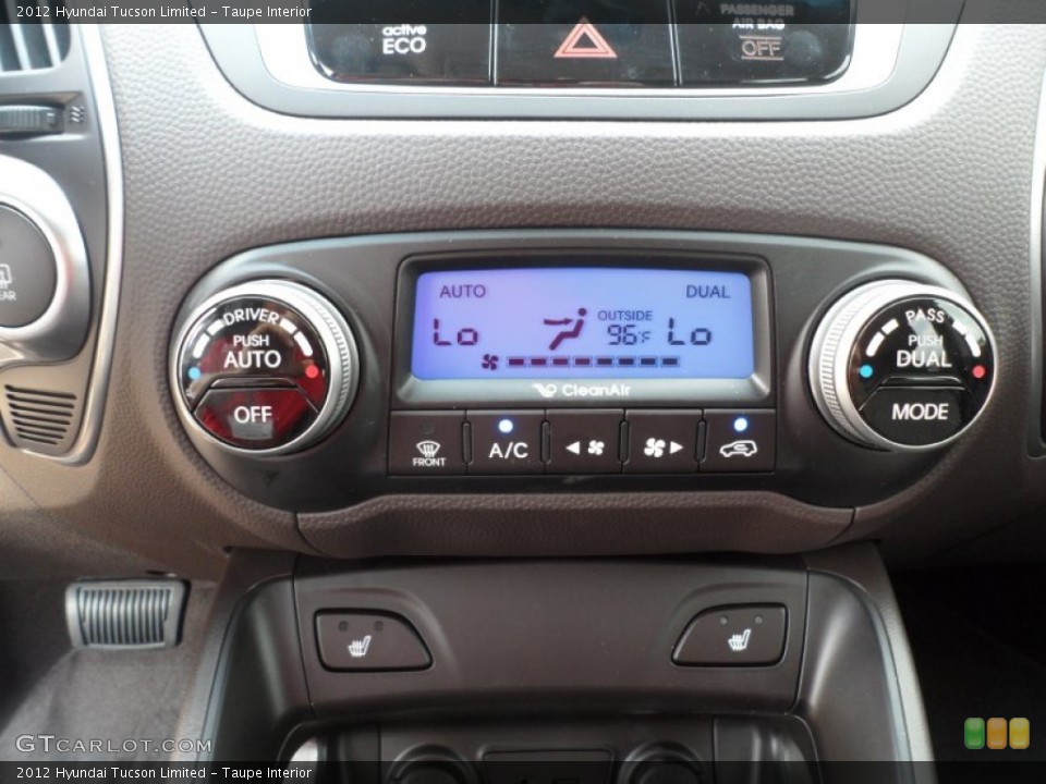 Taupe Interior Controls for the 2012 Hyundai Tucson Limited #53316678
