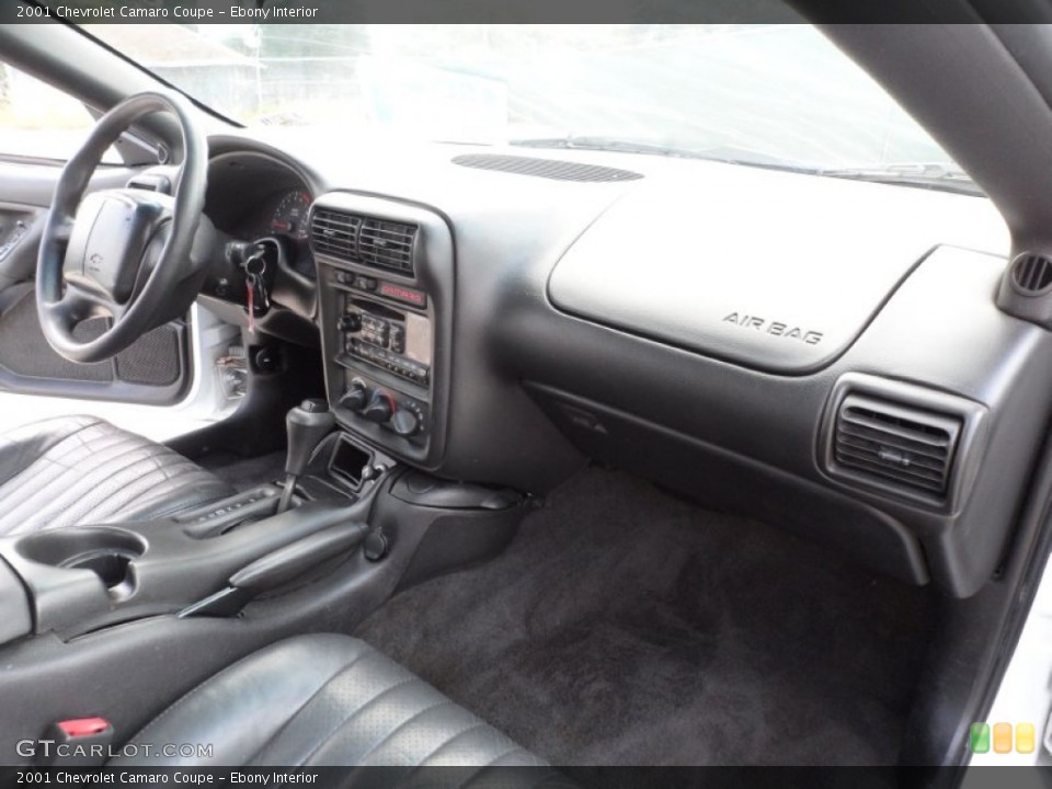 Ebony Interior Dashboard for the 2001 Chevrolet Camaro Coupe #53317164