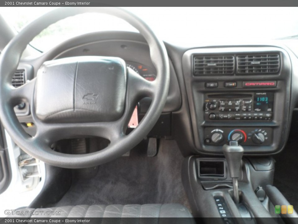 Ebony Interior Dashboard for the 2001 Chevrolet Camaro Coupe #53317344