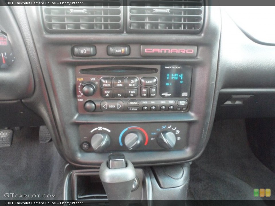 Ebony Interior Audio System for the 2001 Chevrolet Camaro Coupe #53317362