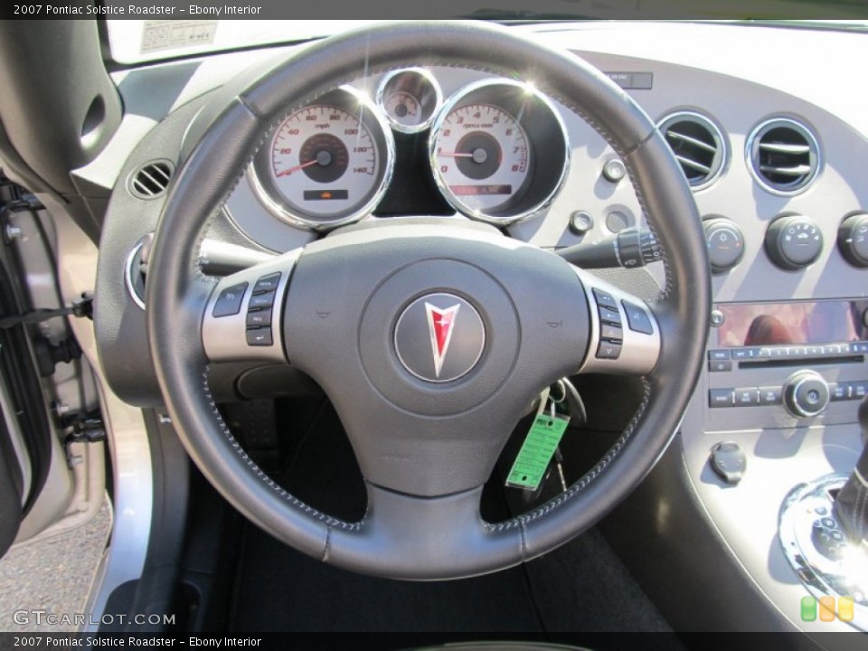 Ebony Interior Dashboard for the 2007 Pontiac Solstice Roadster #53317875