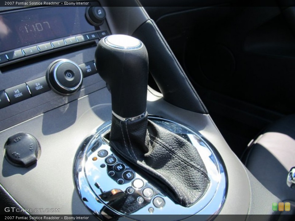 Ebony Interior Transmission for the 2007 Pontiac Solstice Roadster #53317893