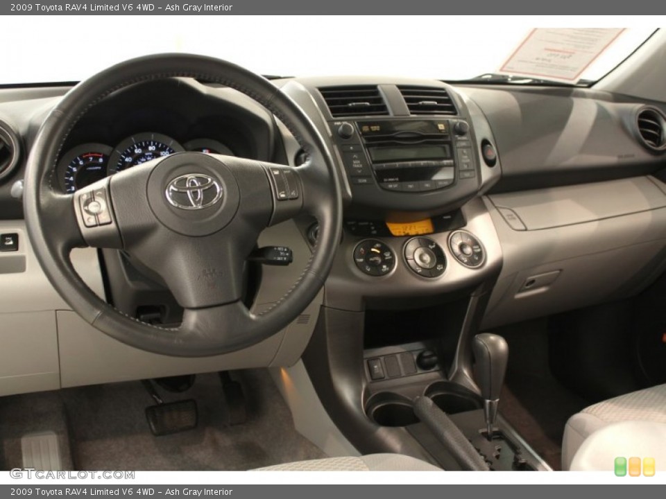 Ash Gray Interior Dashboard for the 2009 Toyota RAV4 Limited V6 4WD #53318634