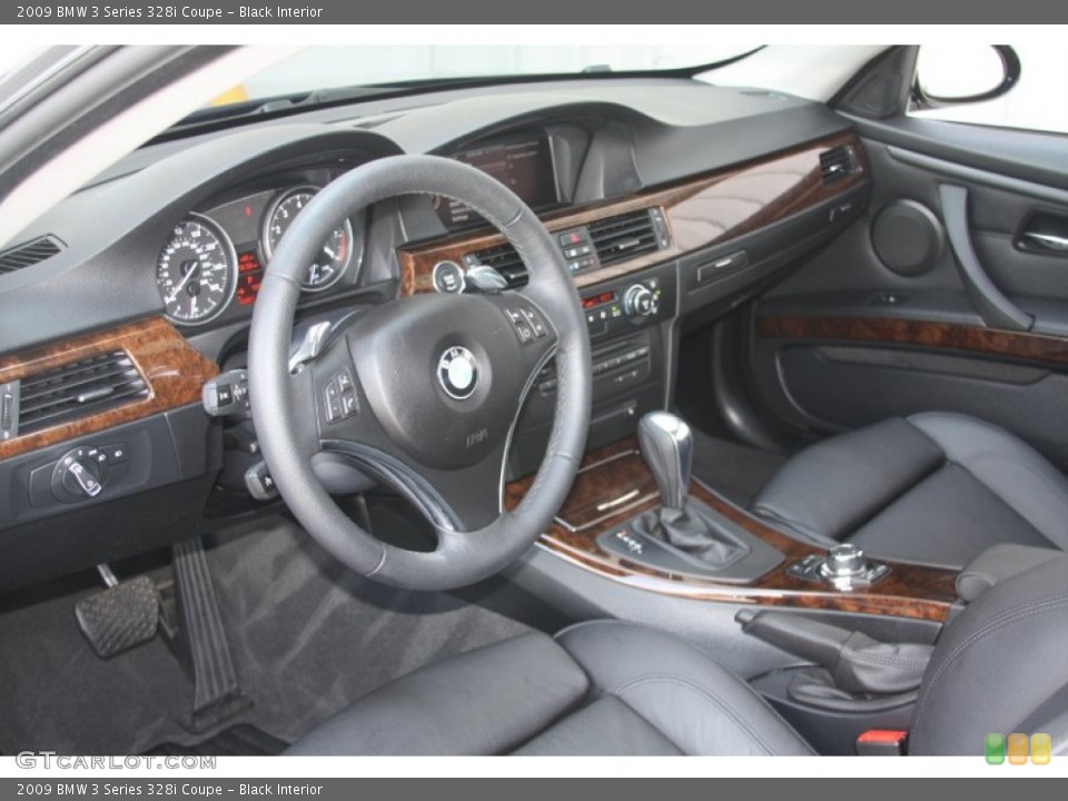 Black Interior Prime Interior for the 2009 BMW 3 Series 328i Coupe #53319151