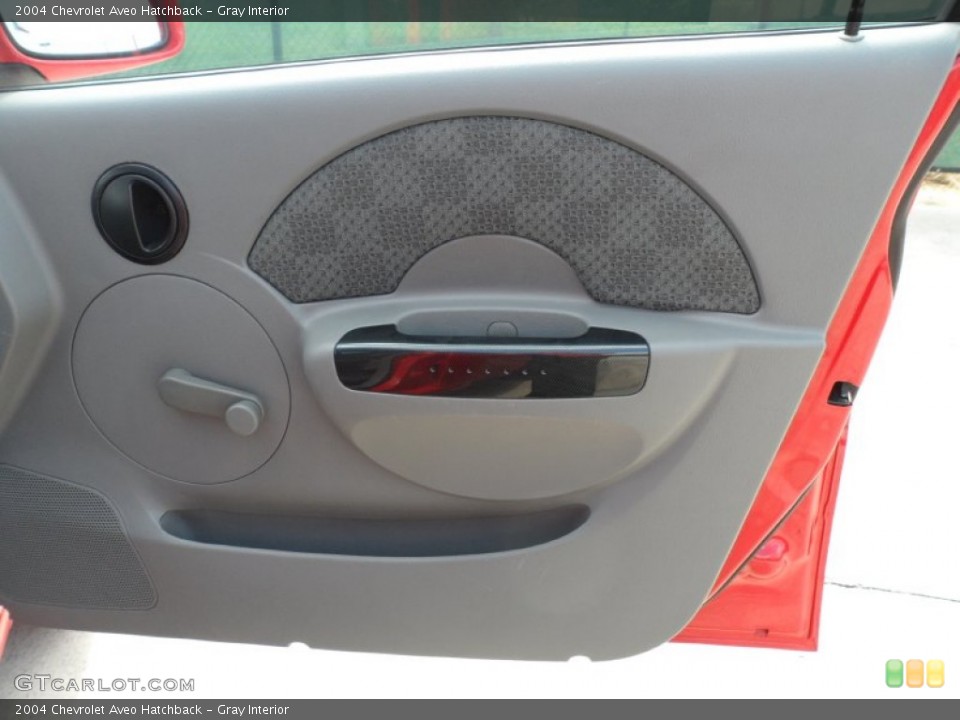 Gray Interior Door Panel for the 2004 Chevrolet Aveo Hatchback #53319216