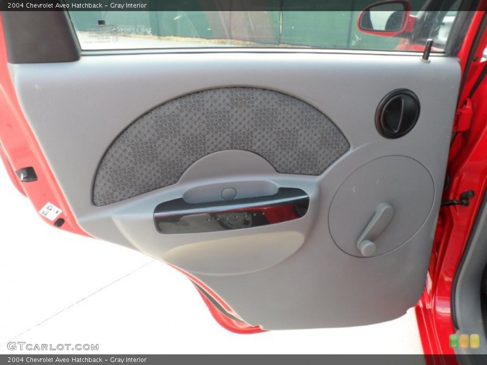 Gray Interior Door Panel for the 2004 Chevrolet Aveo Hatchback #53319342