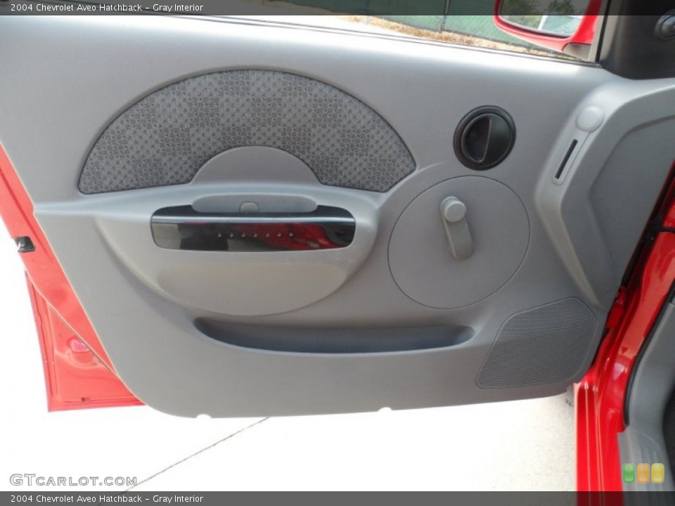 Gray Interior Door Panel for the 2004 Chevrolet Aveo Hatchback #53319378