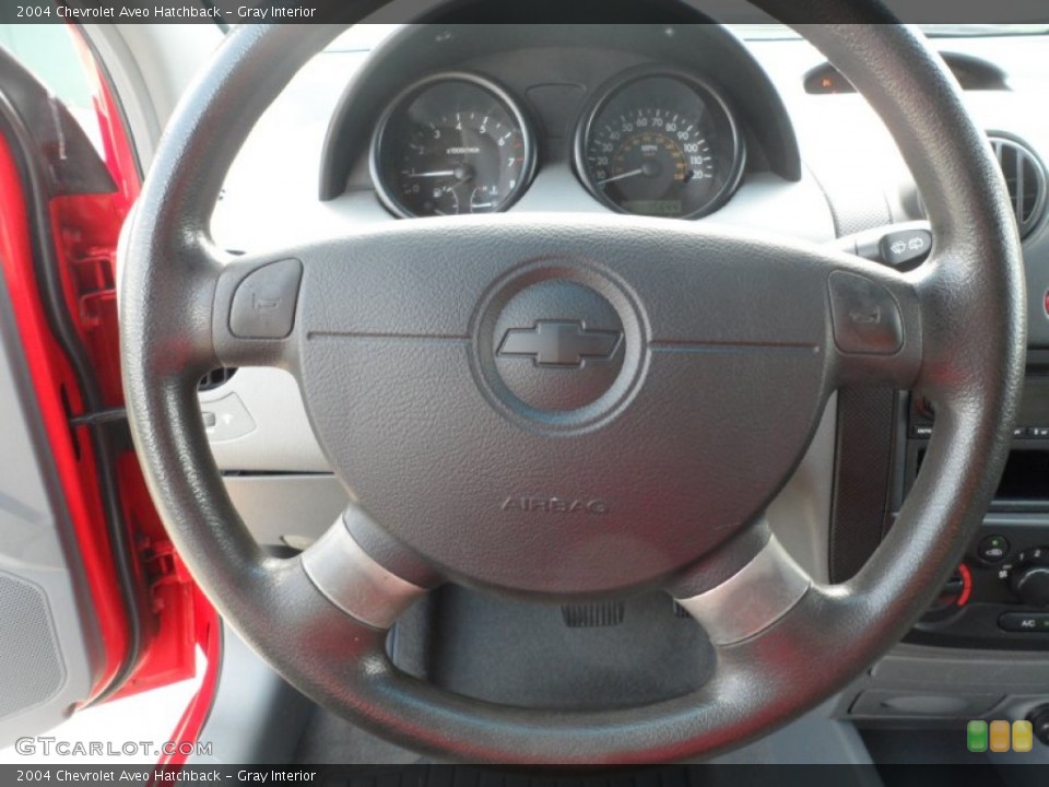 Gray Interior Steering Wheel for the 2004 Chevrolet Aveo Hatchback #53319615