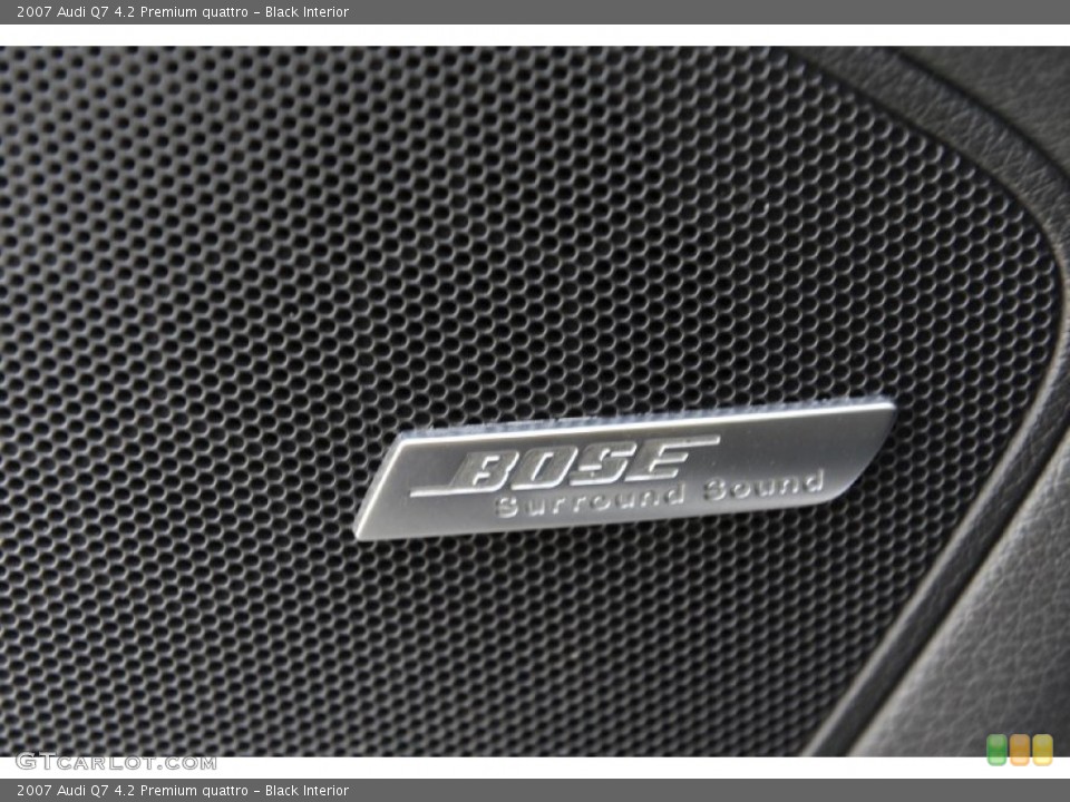 Black Interior Audio System for the 2007 Audi Q7 4.2 Premium quattro #53320768