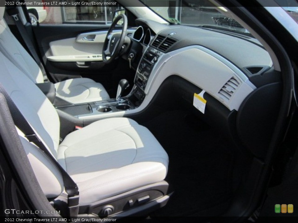 Light Gray/Ebony Interior Photo for the 2012 Chevrolet Traverse LTZ AWD #53323633