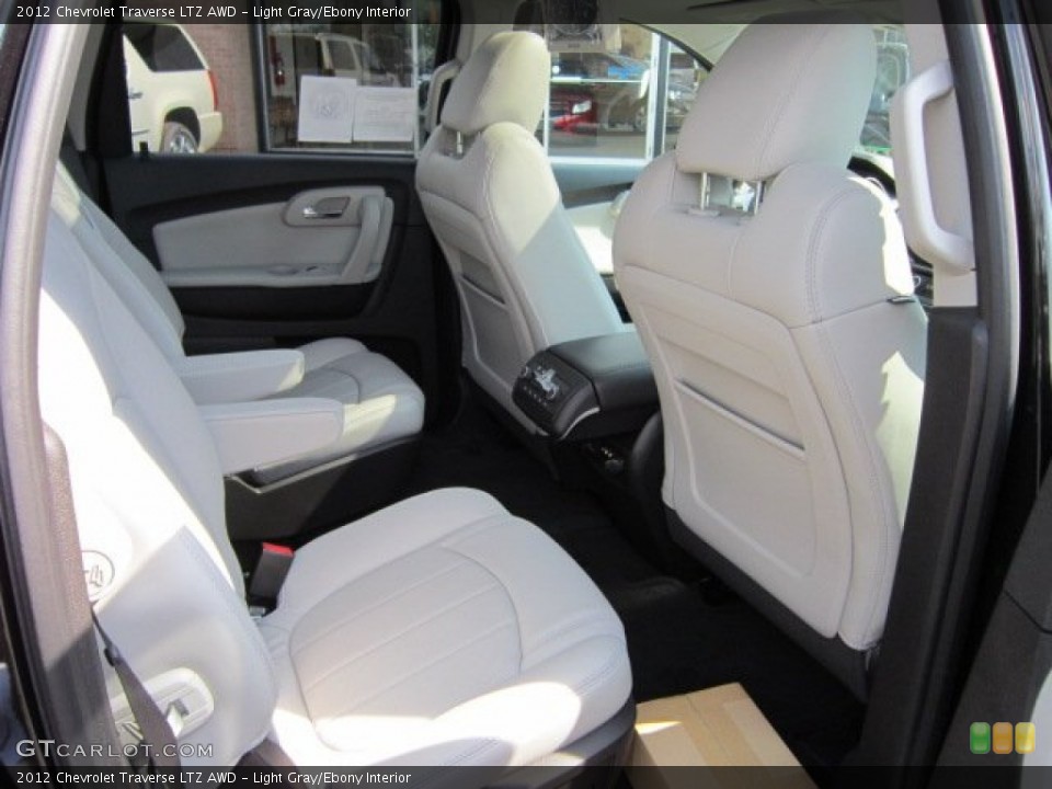 Light Gray/Ebony Interior Photo for the 2012 Chevrolet Traverse LTZ AWD #53323645