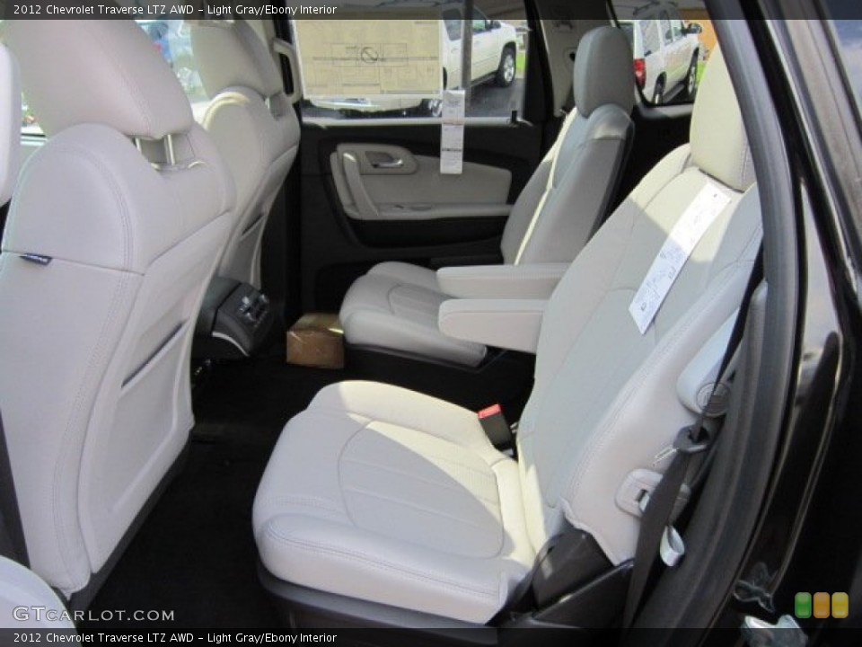 Light Gray/Ebony Interior Photo for the 2012 Chevrolet Traverse LTZ AWD #53323687