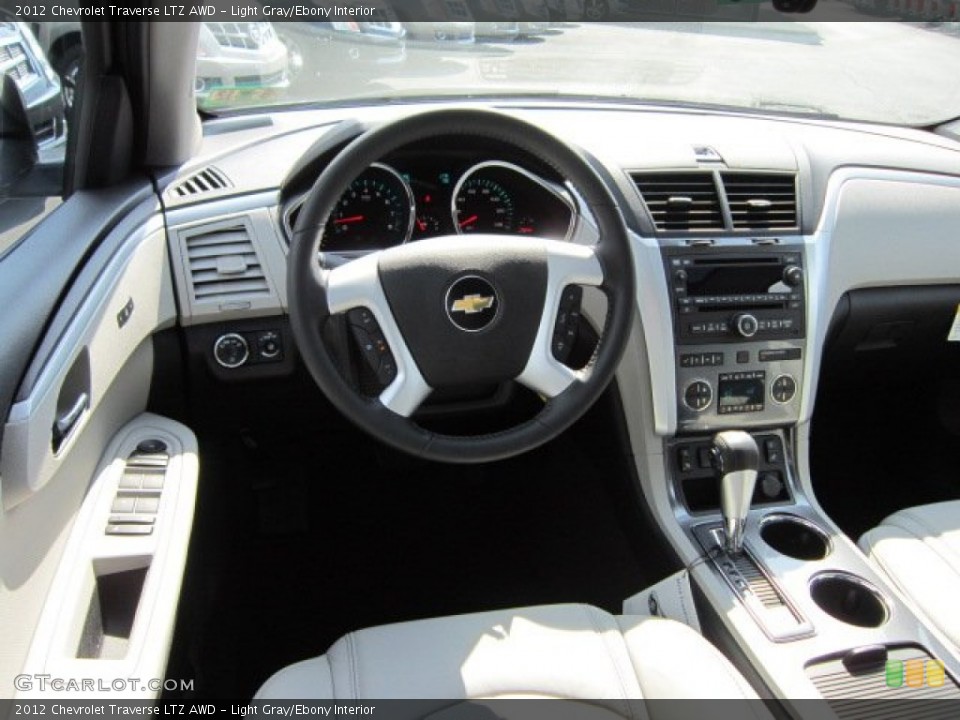 Light Gray/Ebony Interior Dashboard for the 2012 Chevrolet Traverse LTZ AWD #53323699