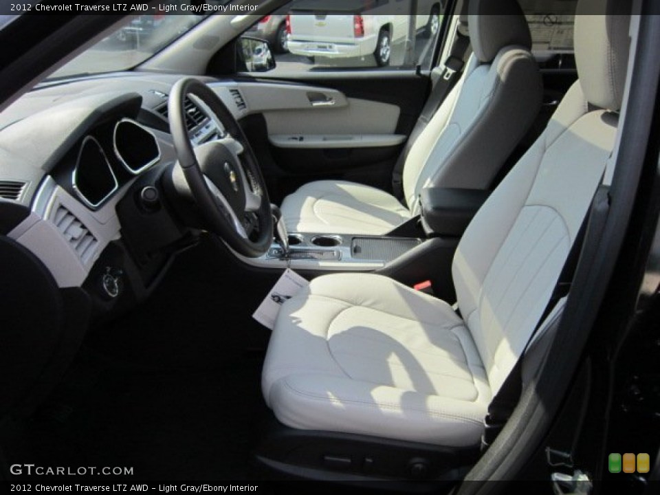 Light Gray/Ebony Interior Photo for the 2012 Chevrolet Traverse LTZ AWD #53323711