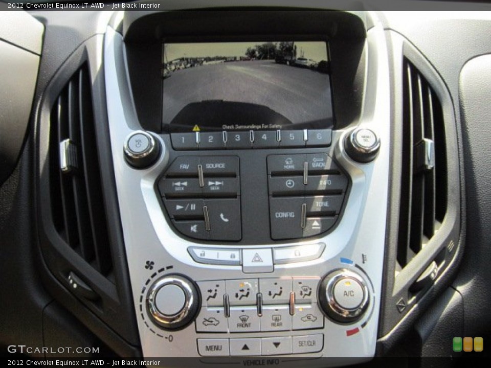 Jet Black Interior Controls for the 2012 Chevrolet Equinox LT AWD #53324005