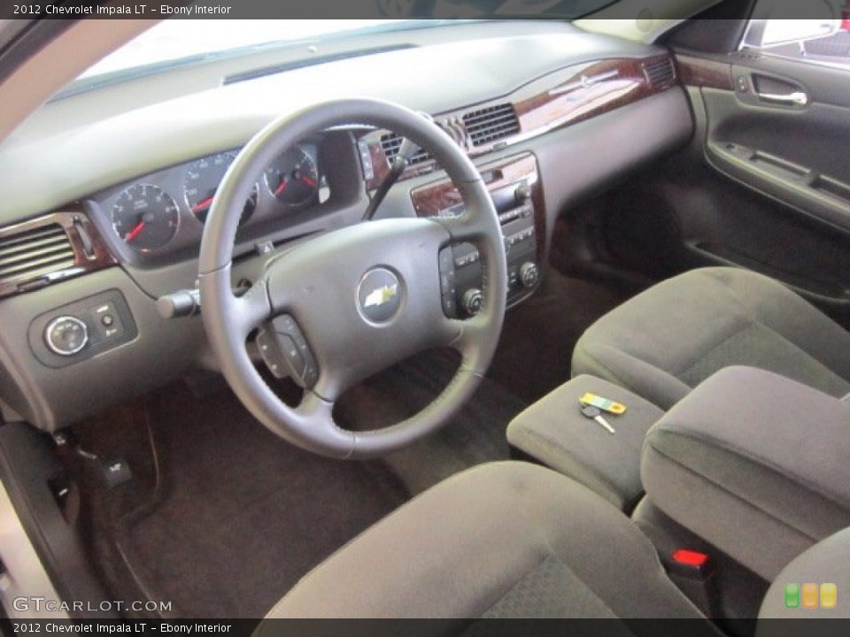 Ebony Interior Prime Interior for the 2012 Chevrolet Impala LT #53324164