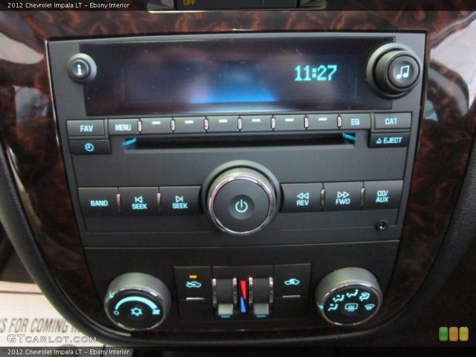 Ebony Interior Audio System for the 2012 Chevrolet Impala LT #53324185