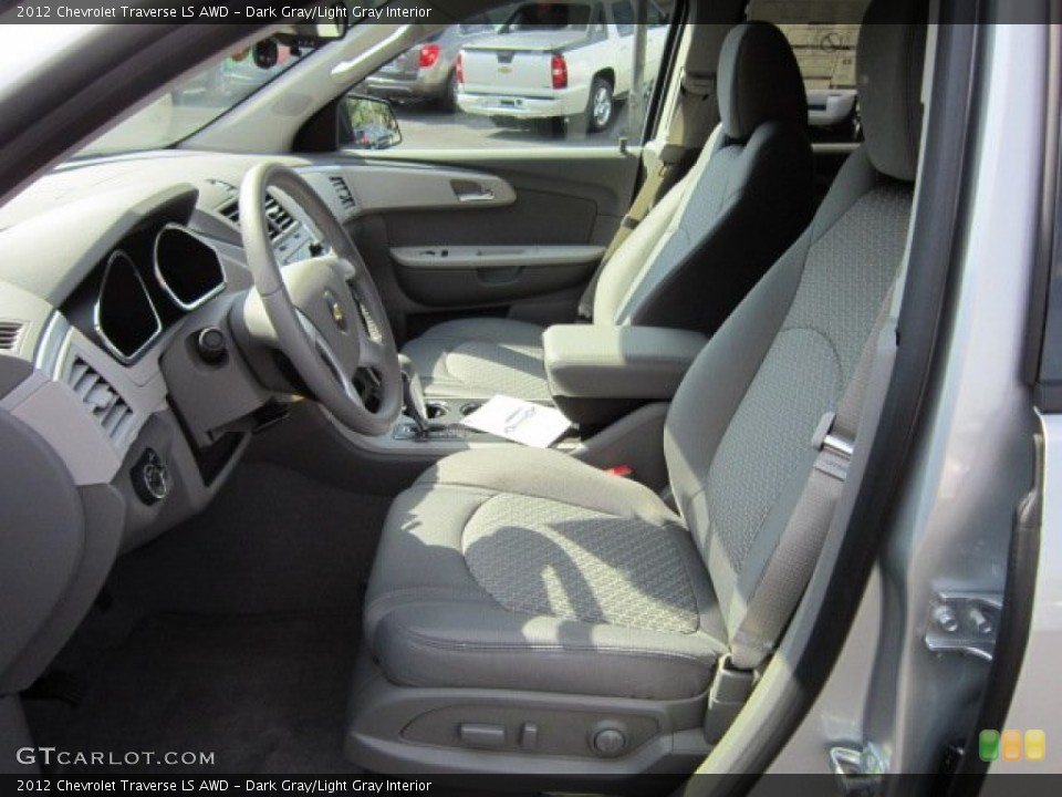 Dark Gray/Light Gray Interior Photo for the 2012 Chevrolet Traverse LS AWD #53324740