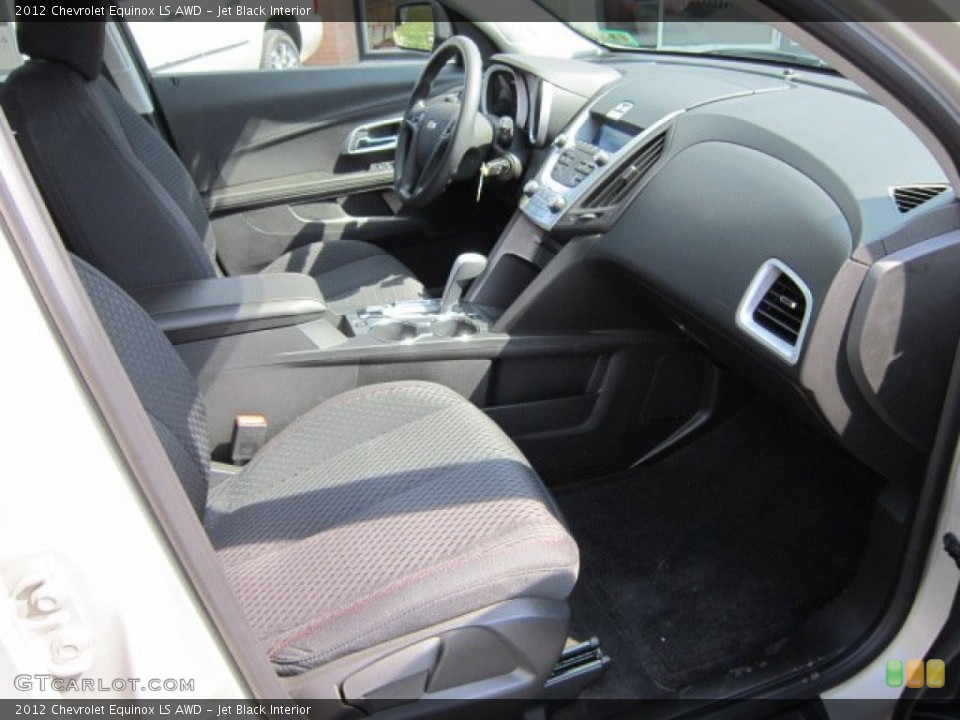 Jet Black Interior Photo for the 2012 Chevrolet Equinox LS AWD #53324854