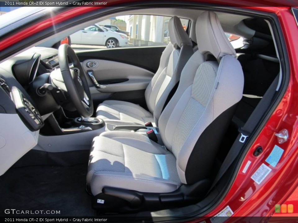 Gray Fabric Interior Photo for the 2011 Honda CR-Z EX Sport Hybrid #53325622